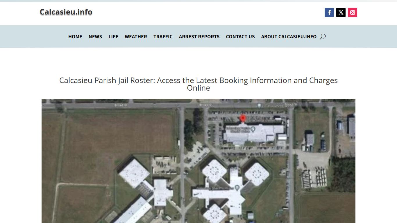 Calcasieu Parish Jail Roster: Access the Latest Booking Information and ...